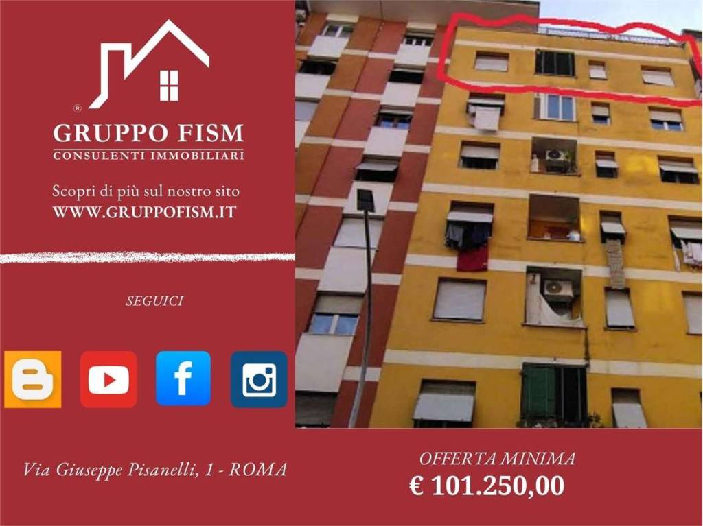 appartamento in vendita a Roma in zona Tiburtino