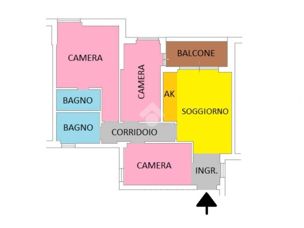 appartamento in vendita a Roma in zona Tiburtino