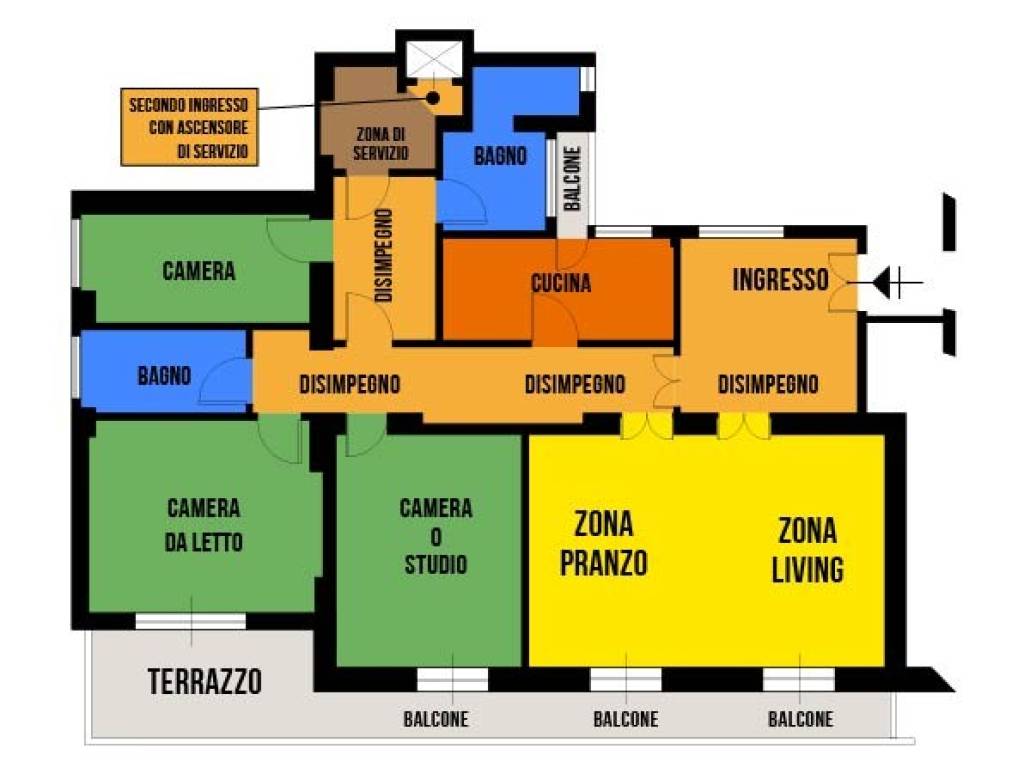 appartamento in vendita a Roma in zona Pinciano
