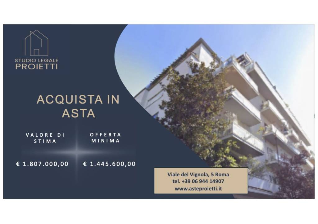 appartamento in vendita a Roma in zona Della Vittoria
