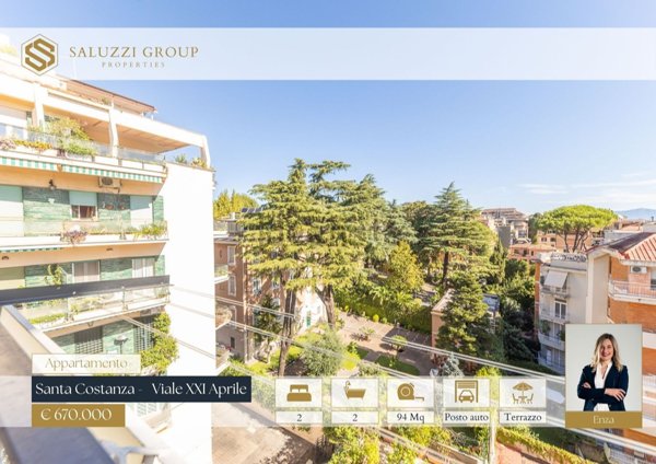 appartamento in vendita a Roma in zona Nomentano