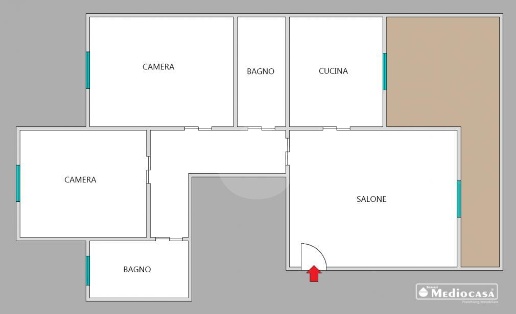 appartamento in vendita a Roma in zona Osteria del Curato