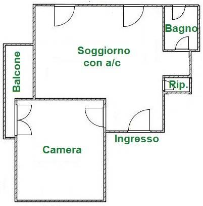 appartamento in vendita a Roma in zona Prenestino-Centocelle