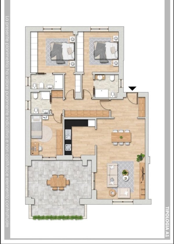 appartamento in vendita a Roma in zona Aurelio