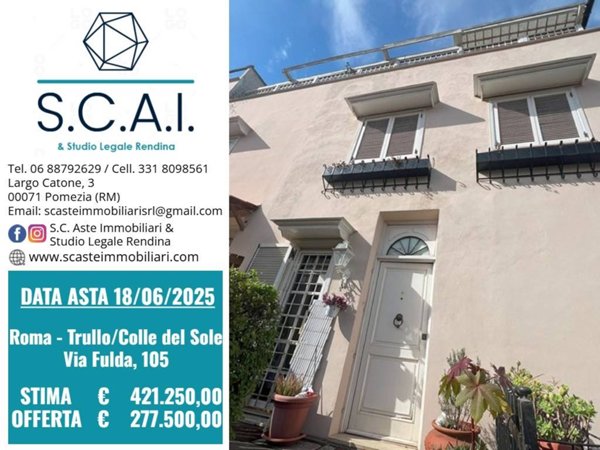 casa indipendente in vendita a Roma in zona Magliana Vecchia