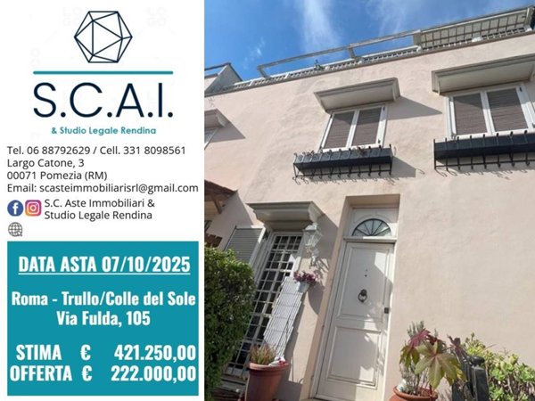 casa indipendente in vendita a Roma in zona Magliana Vecchia