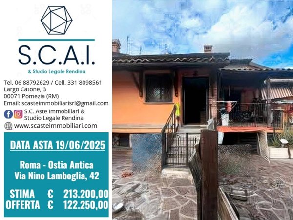 casa indipendente in vendita a Roma in zona Ostia Antica
