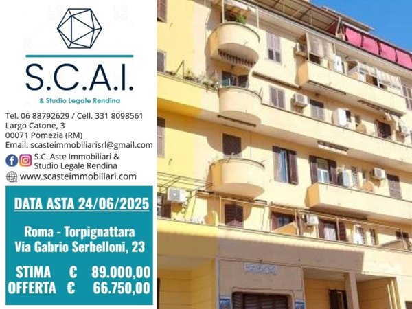 appartamento in vendita a Roma in zona Prenestino-Centocelle