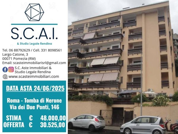 appartamento in vendita a Roma in zona Tomba di Nerone