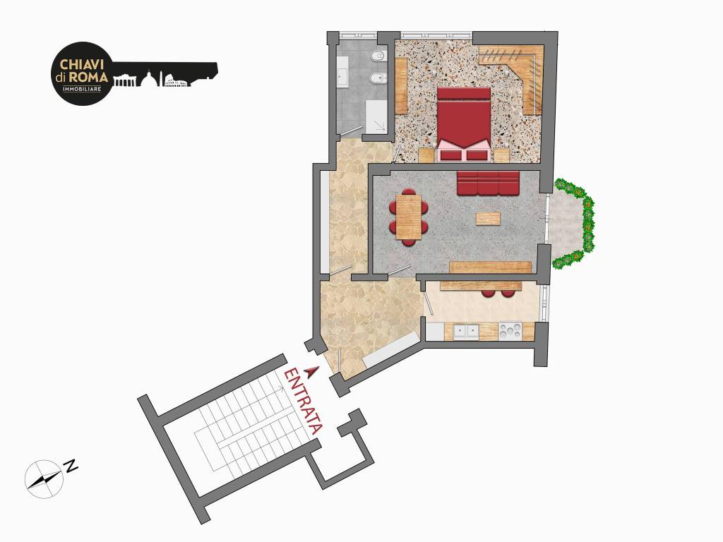 appartamento in vendita a Roma in zona Tuscolano