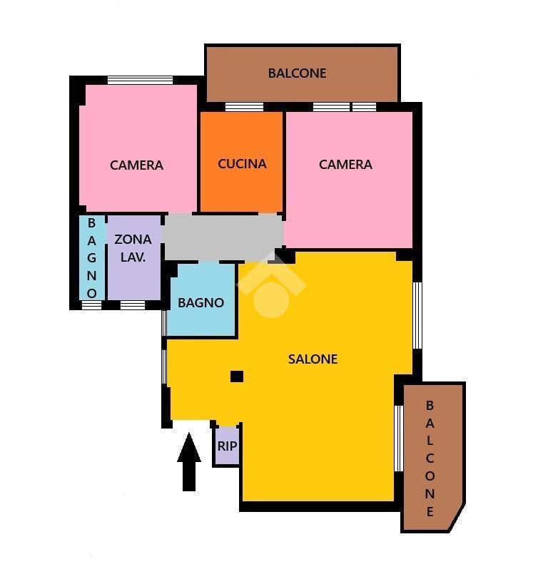 appartamento in vendita a Roma in zona Appio Latino