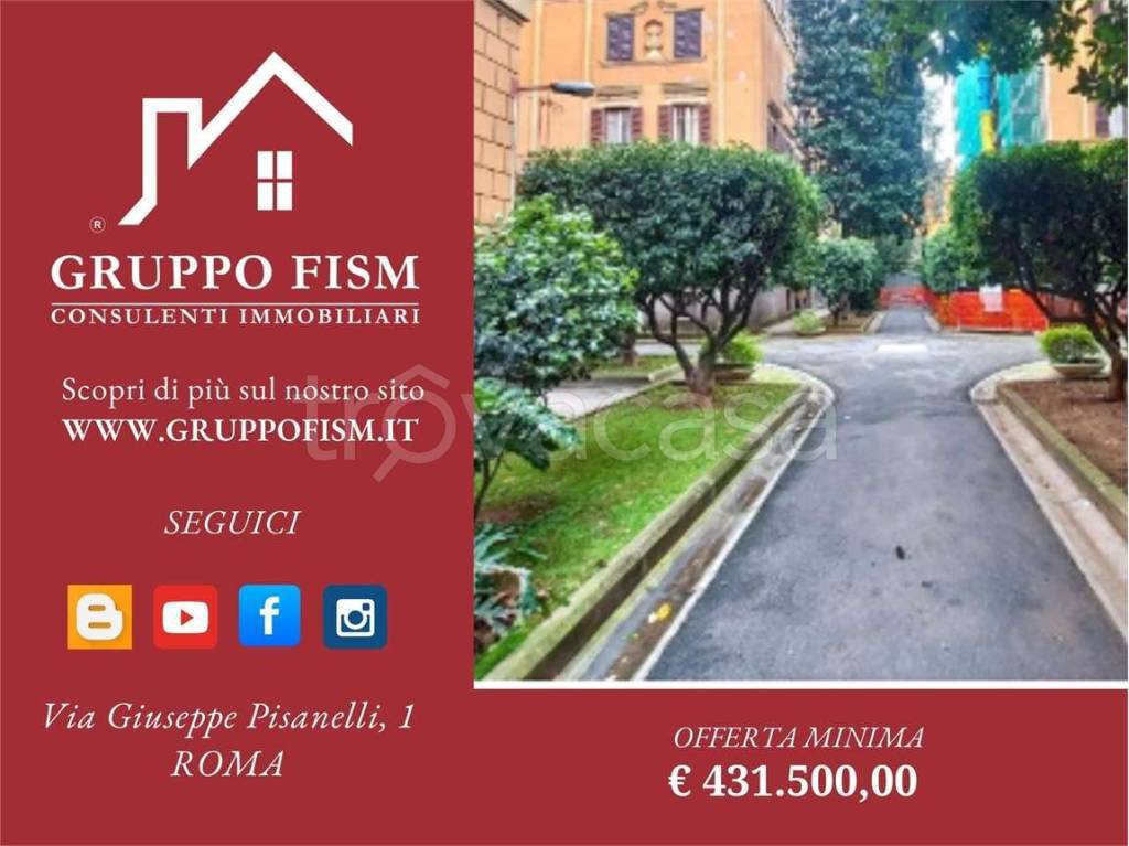 appartamento in vendita a Roma in zona Pinciano