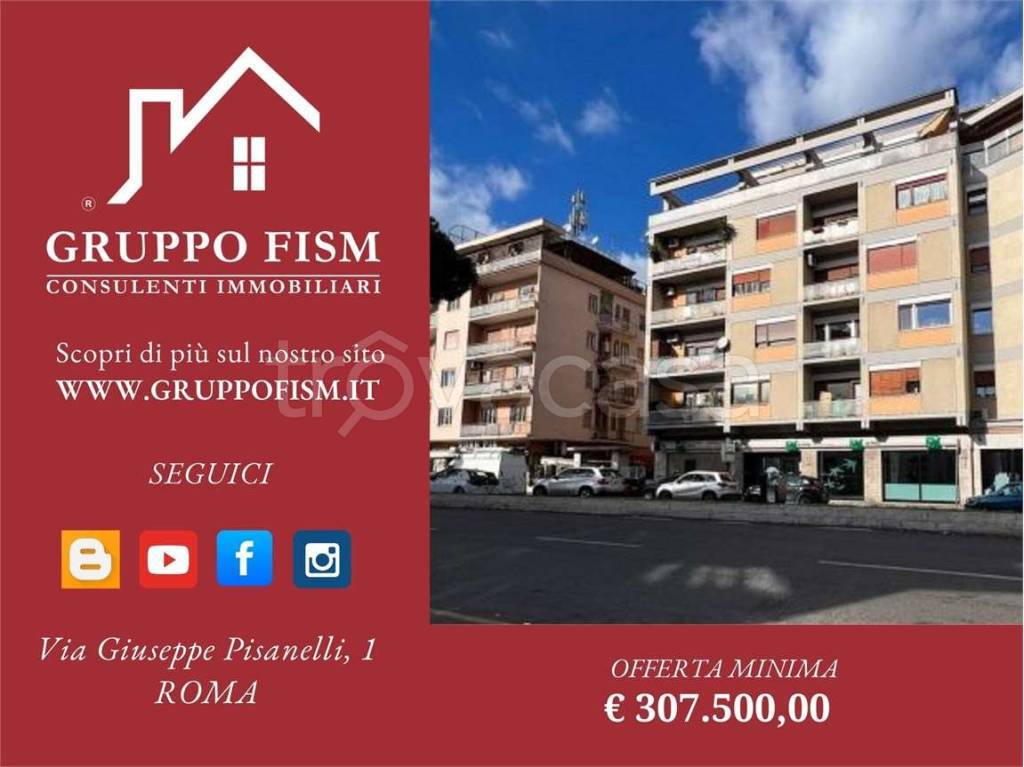 appartamento in vendita a Roma in zona Aurelio