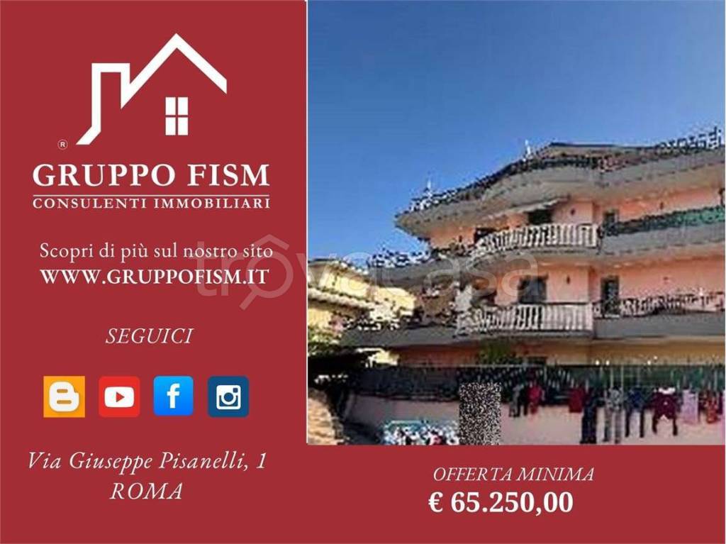appartamento in vendita a Roma in zona Borghesiana