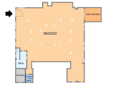 negozio in vendita a Roma in zona Appio Claudio