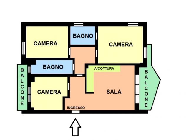 appartamento in vendita a Roma in zona Ostia
