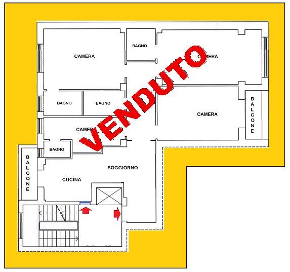 appartamento in vendita a Roma in zona Tuscolano