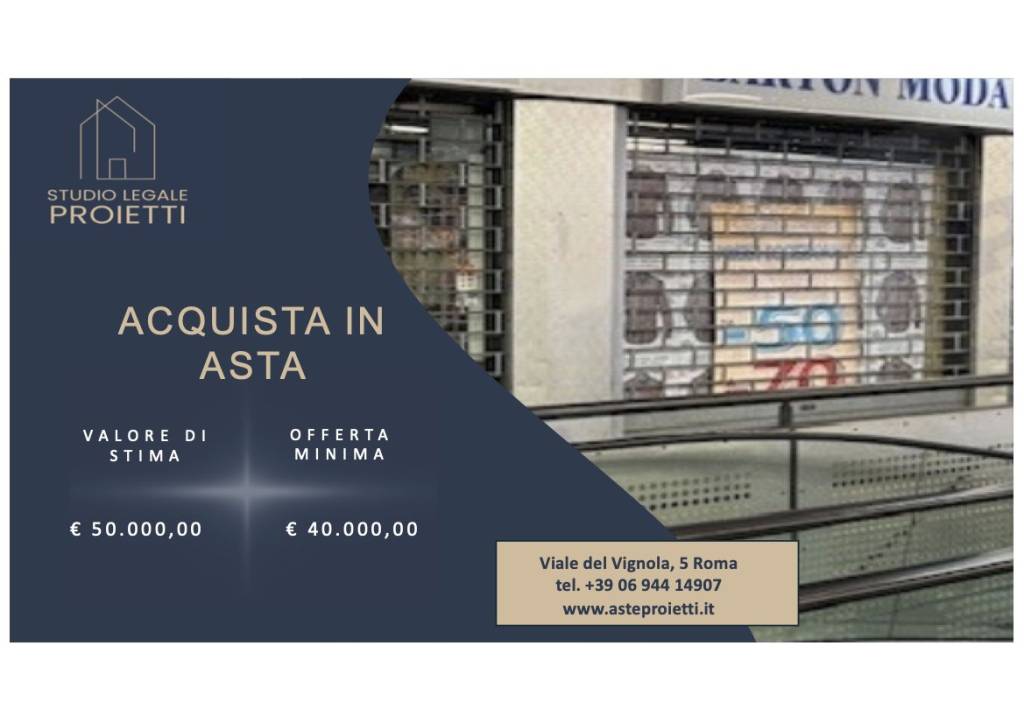 negozio in vendita a Roma in zona Ottavia