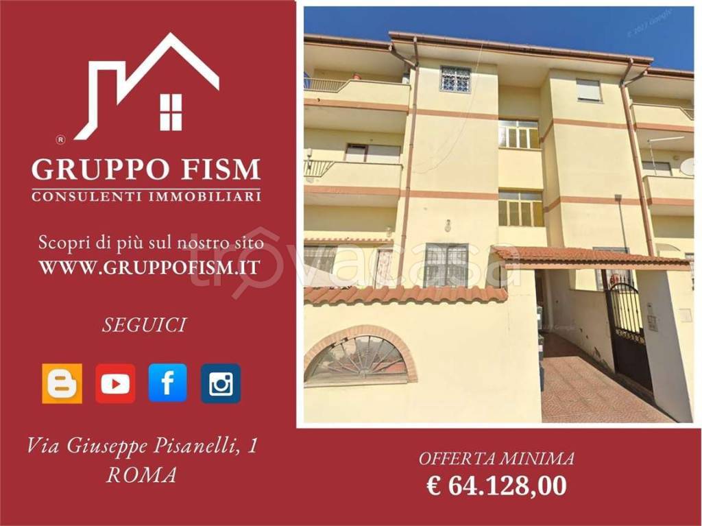 appartamento in vendita a Roma in zona Dragona/Bagnoletto