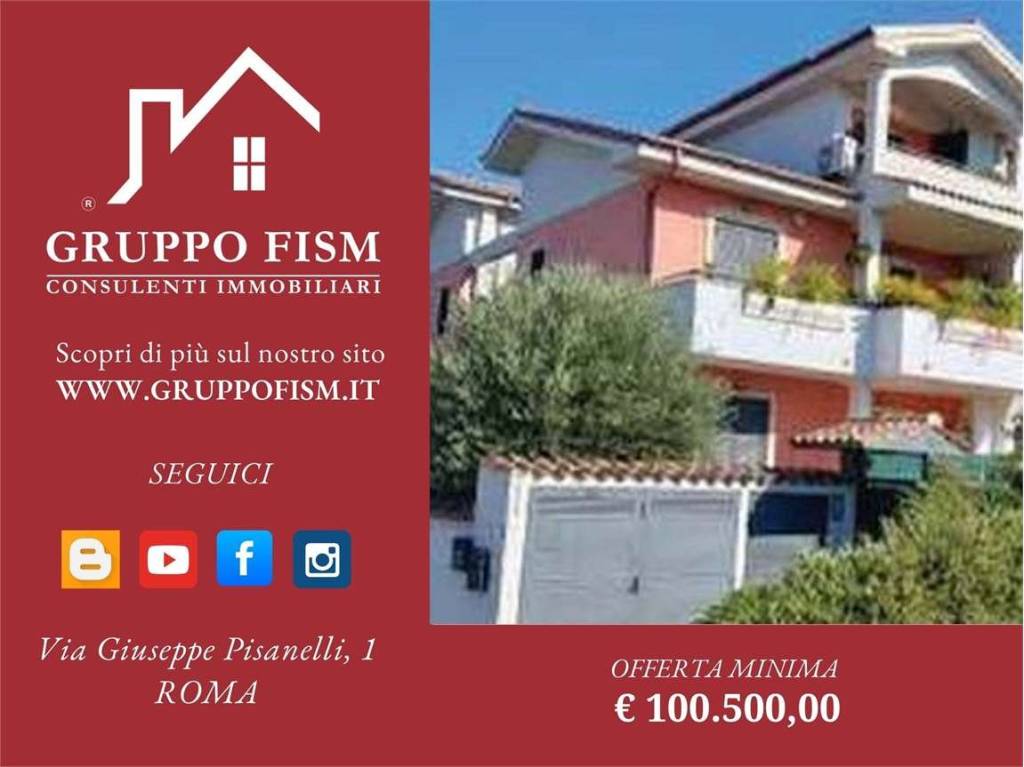 appartamento in vendita a Roma in zona Massimina/Casal Lumbroso