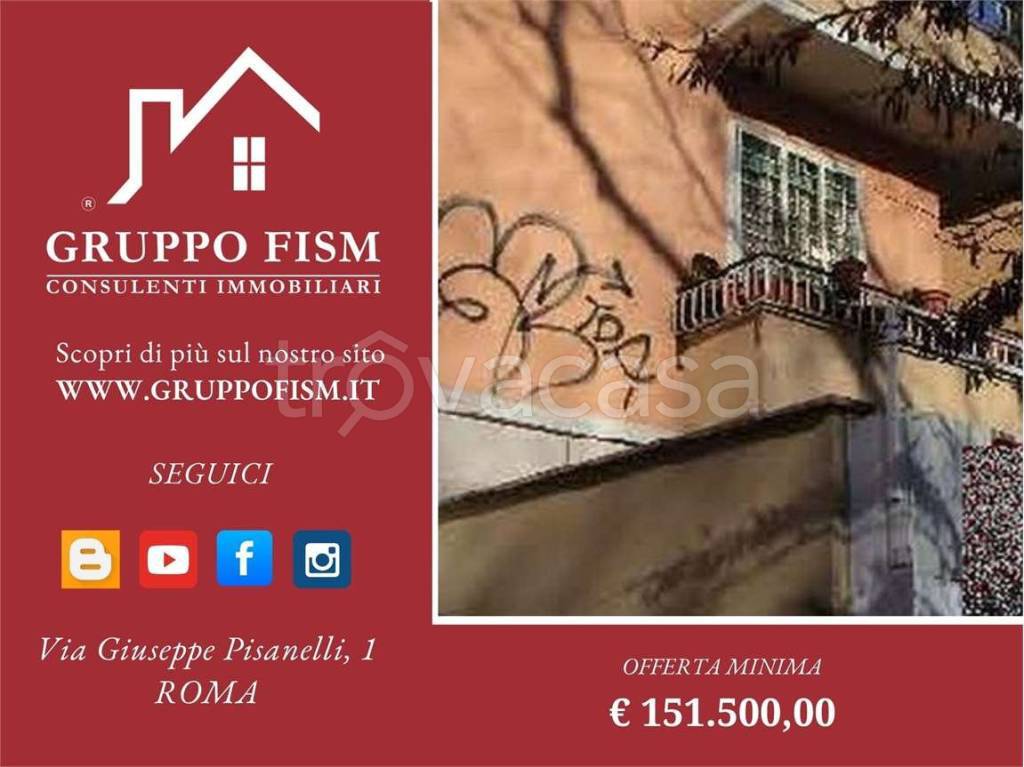 appartamento in vendita a Roma in zona Gianicolense