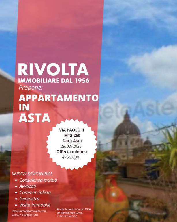 appartamento in vendita a Roma in zona Aurelio