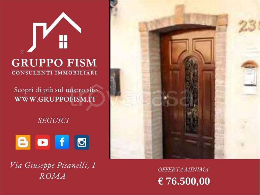 appartamento in vendita a Roma in zona Ponte Mammolo