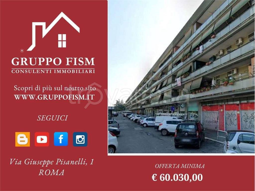 appartamento in vendita a Roma in zona Borghesiana