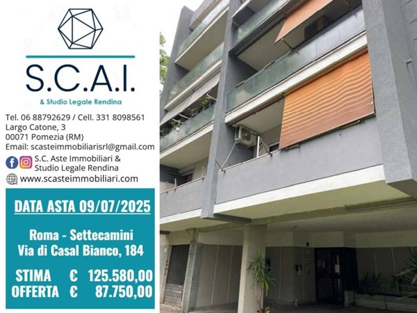 appartamento in vendita a Roma in zona Settecamini