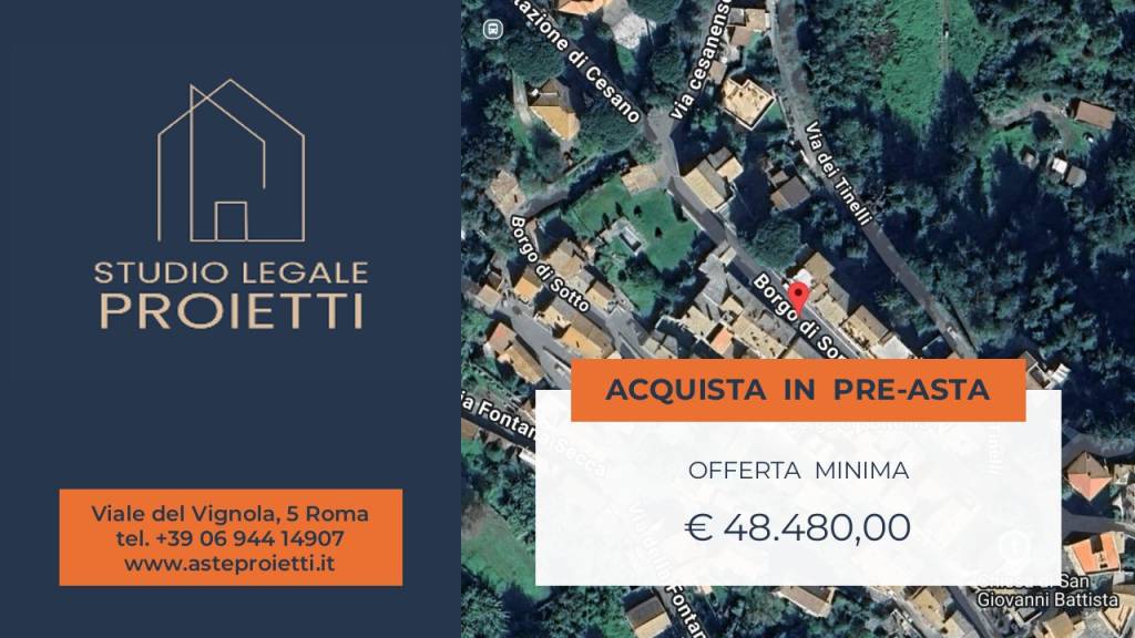 appartamento in vendita a Roma in zona Cesano
