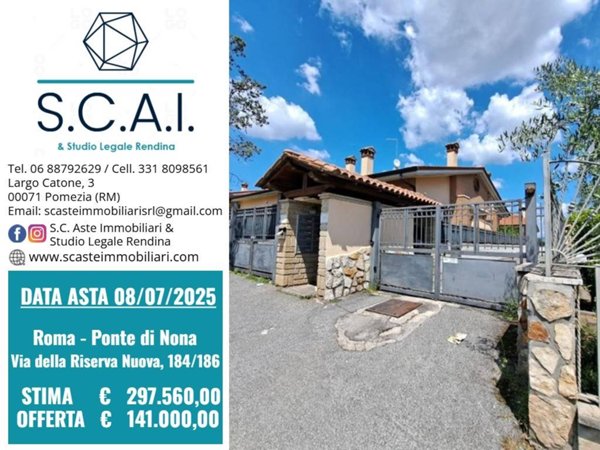 casa indipendente in vendita a Roma in zona Ponte di Nona