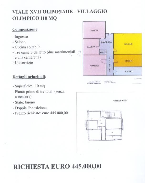 appartamento in vendita a Roma