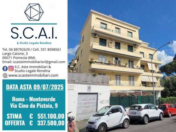 appartamento in vendita a Roma in zona Gianicolense