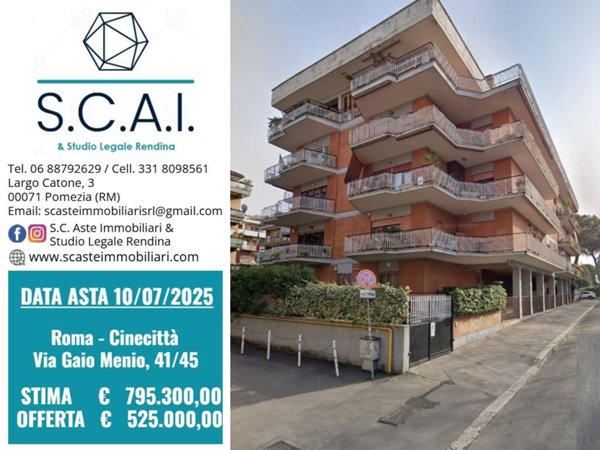 appartamento in vendita a Roma in zona Appio Claudio