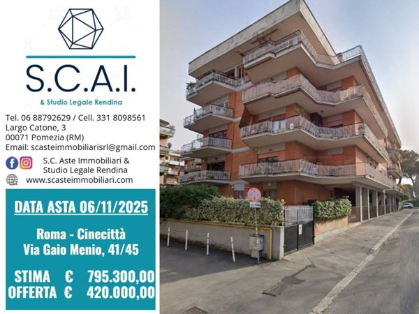 appartamento in vendita a Roma in zona Appio Claudio