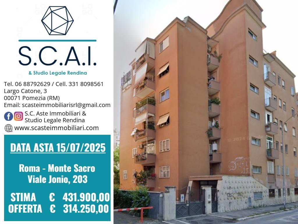 appartamento in vendita a Roma in zona Monte Sacro/Talenti
