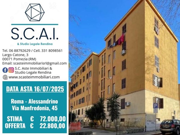 appartamento in vendita a Roma in zona Alessandrino
