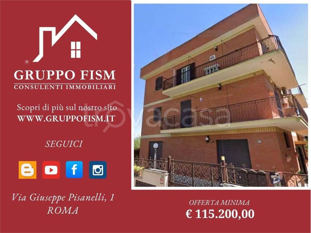 appartamento in vendita a Roma in zona Borghesiana