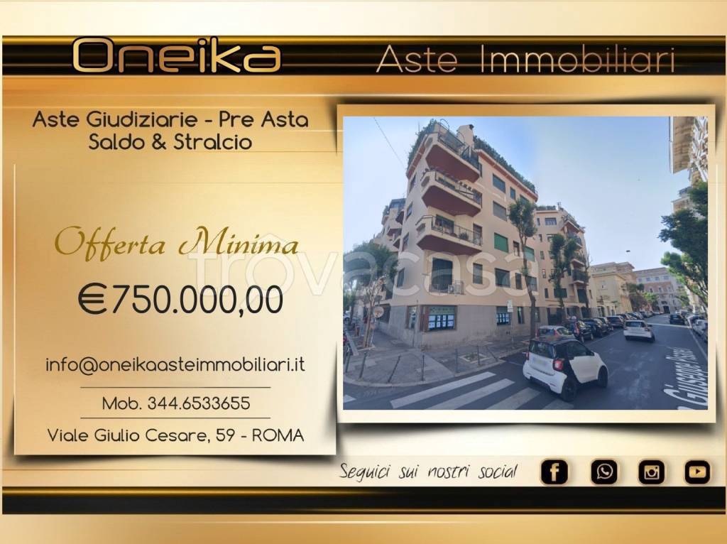 appartamento in vendita a Roma in zona Flaminio