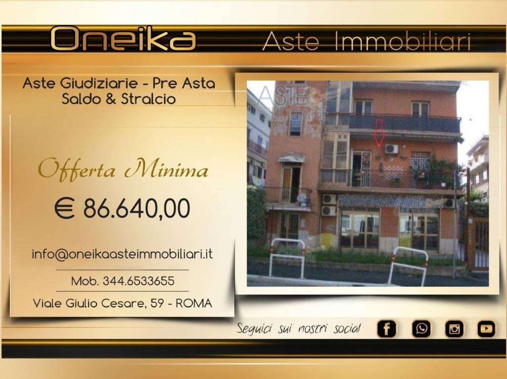 appartamento in vendita a Roma in zona Finocchio