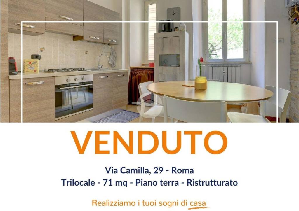 appartamento in vendita a Roma in zona Tuscolano