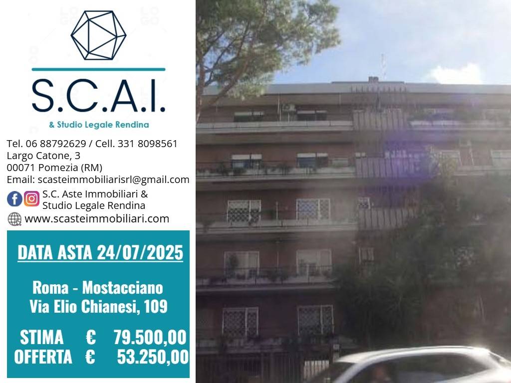 appartamento in vendita a Roma in zona Mostacciano