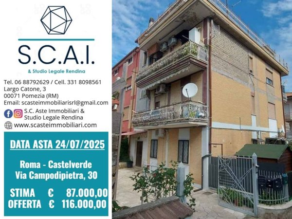 appartamento in vendita a Roma in zona Lunghezza