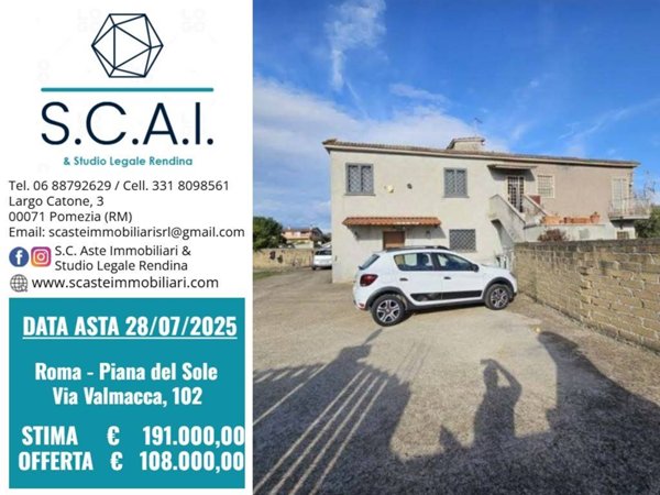 casa indipendente in vendita a Roma in zona Piana del Sole