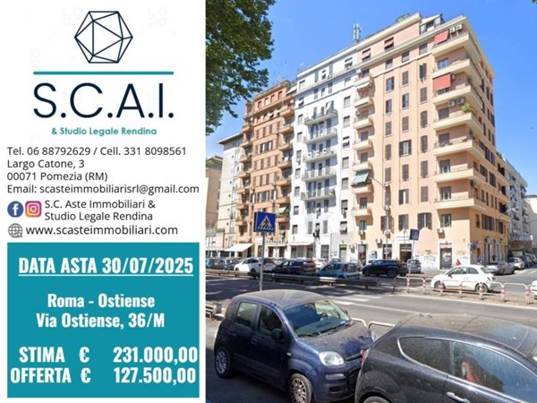 appartamento in vendita a Roma in zona Ostiense