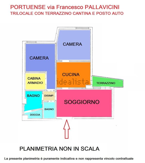 appartamento in vendita a Roma in zona Portuense