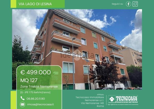 appartamento in vendita a Roma in zona Trieste