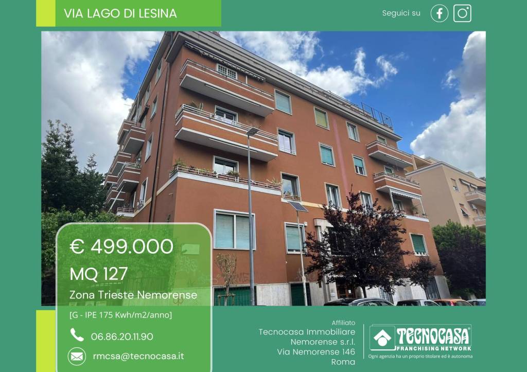 appartamento in vendita a Roma in zona Trieste