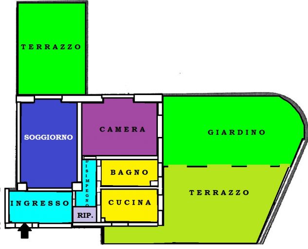 appartamento in vendita a Roma in zona Salario