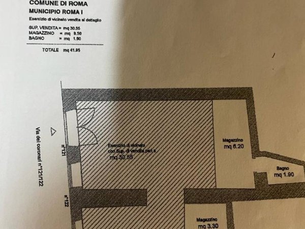 negozio in vendita a Roma in zona Rione di Ponte